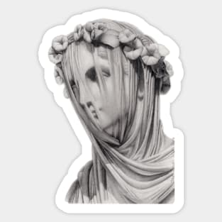 Veiled Marble Statue Sticker